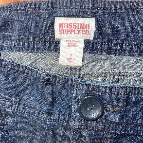 Mossimo Supply company Jean skirt junior size 7 - Picture 3 of 3